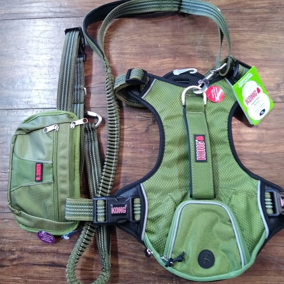 kong harness with pouch